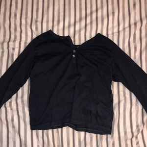 navy brandy melville long sleeve